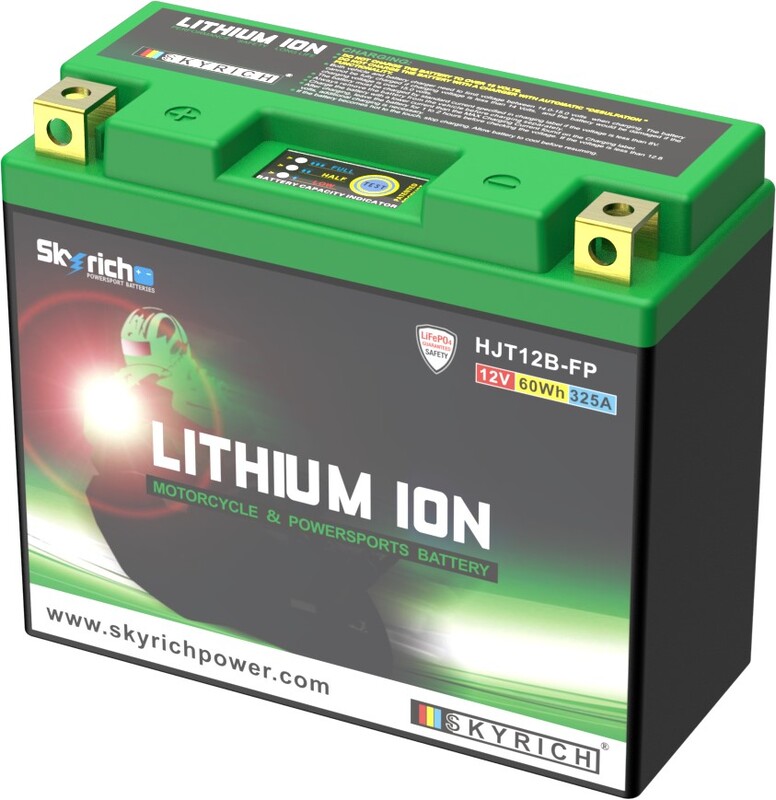 Batería de litio Skyrich LT12B (Con indicador de carga)