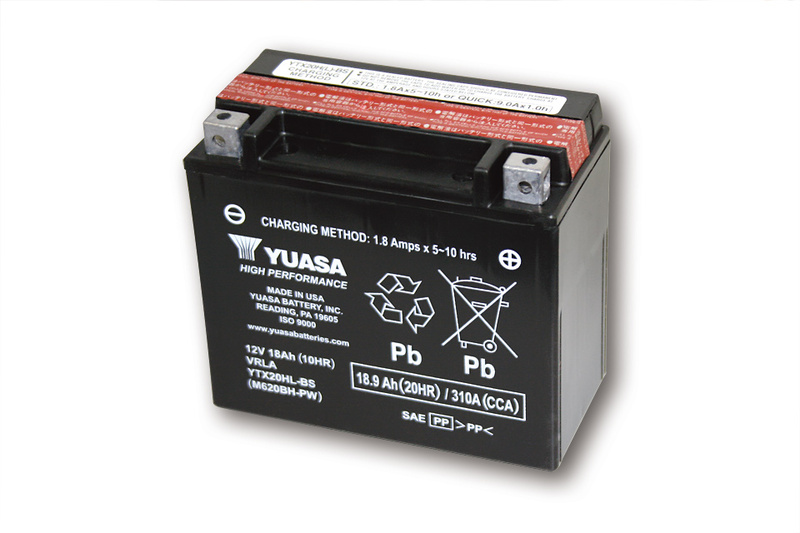 Batería YUASA YTX20HL-BS Combipack (con electrolito)