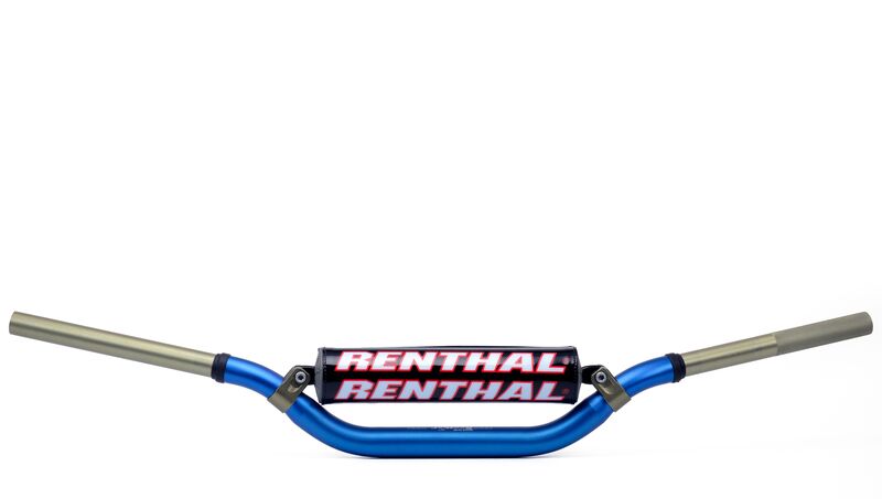 Manillar RENTHAL Twinwall 999 McGrath azul con protector negro