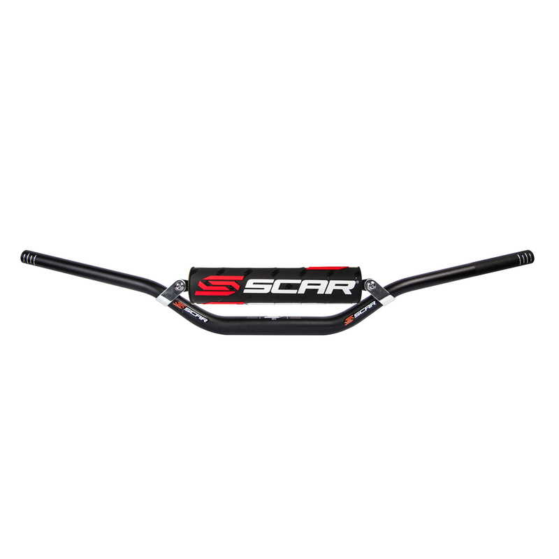 Manillar SCAR S² High Ø22,2mm - Negro / Protector negro