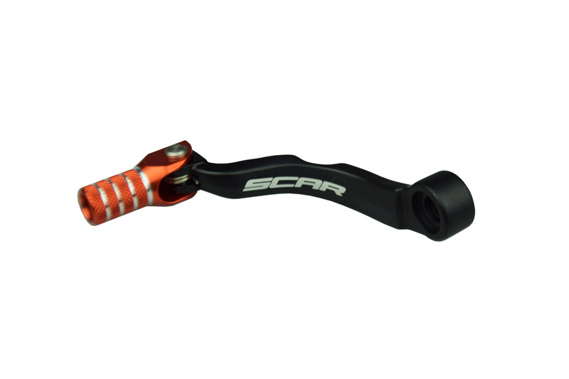Pedal de cambio SCAR - Negro / Puntera naranja