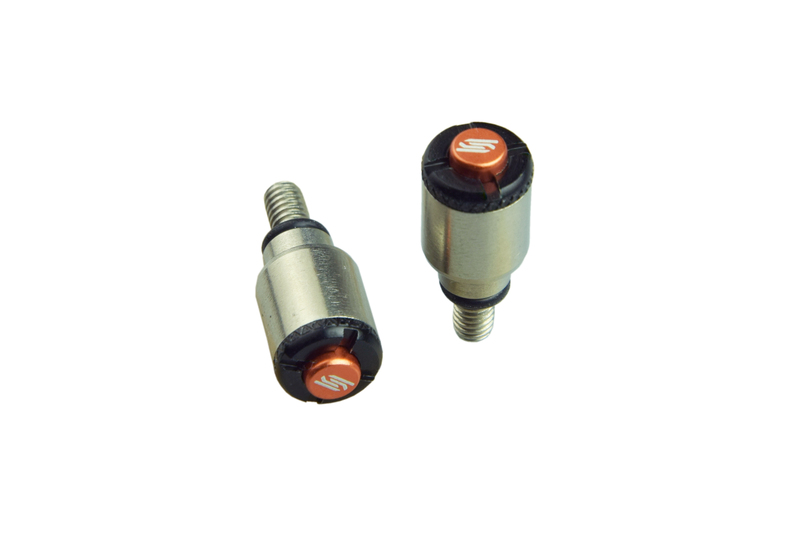 Purgadores de horquilla SCAR para horquillas WP/Marzocchi/Öhlins M4x0,7mm - Naranja