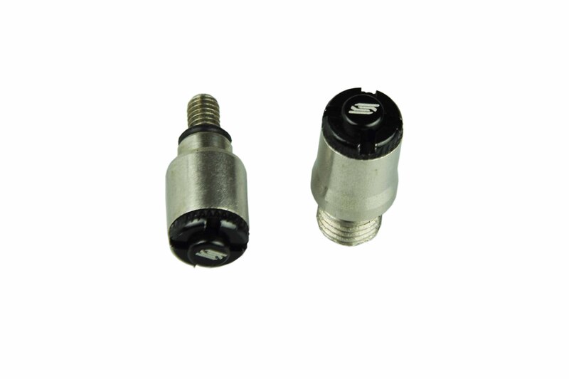 Purgadores de horquilla SCAR para horquillas WP AER M8x1mm/M4x0,7mm - Negro