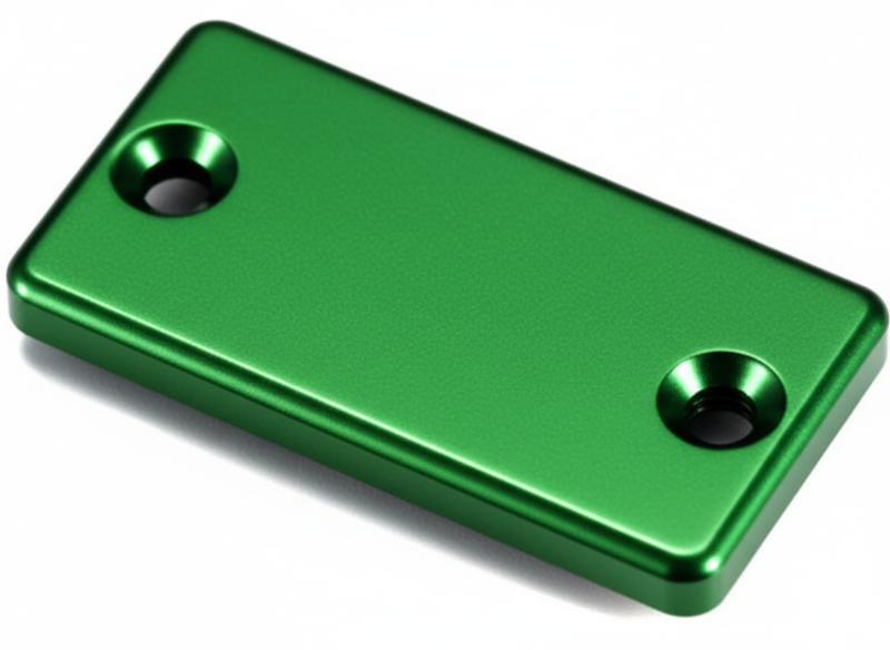 Tapa deposito bomba freno/embrague delantero verde Kawasaki V PARTS