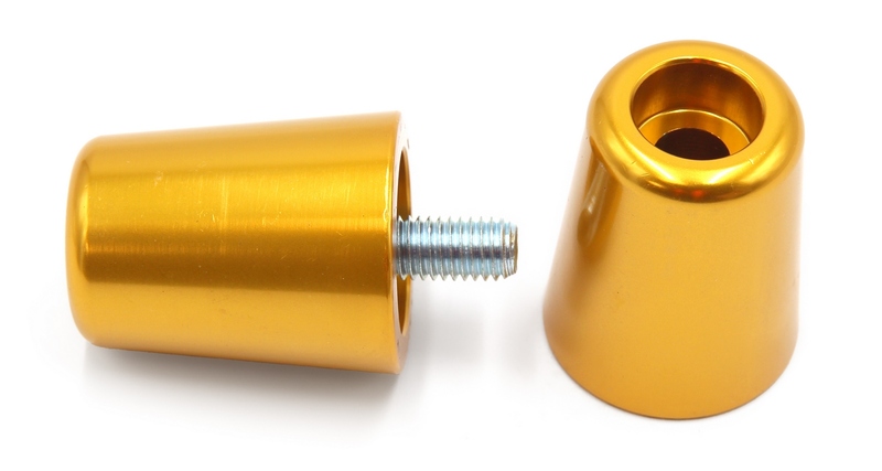 Contrapesos de manillar V PARTS Aluminio Oro