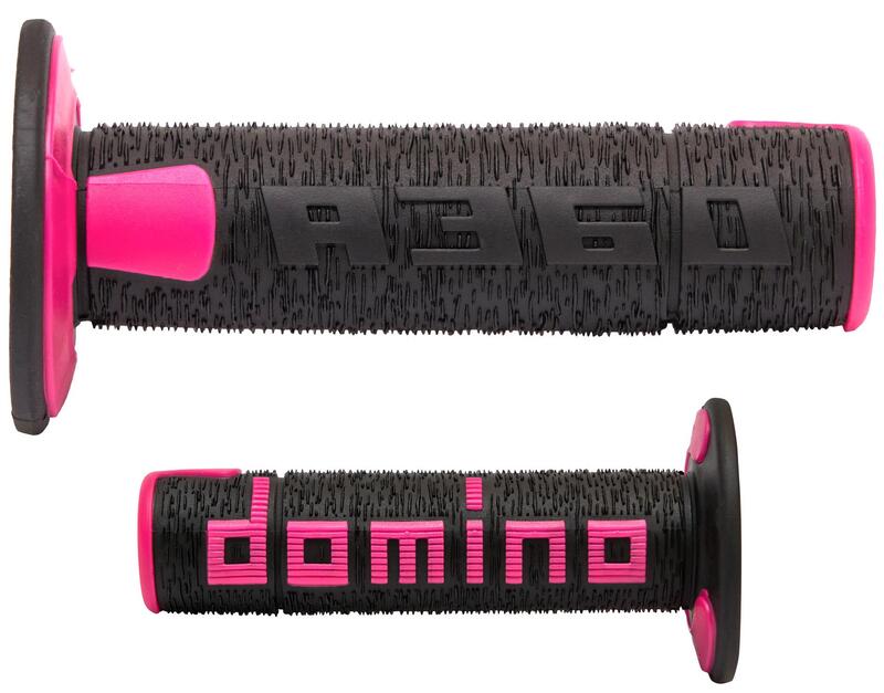 Puños Domino Off Road A360 negro/rojo A36041C4042A7-1