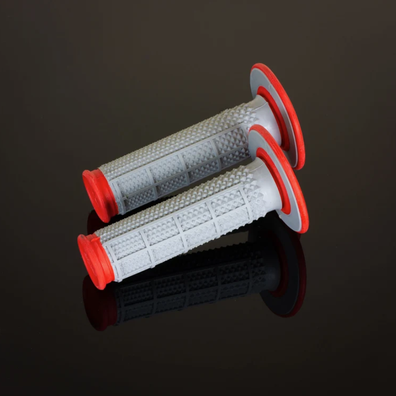 Puños Renthal Dual Tapered MX blando rojo G163