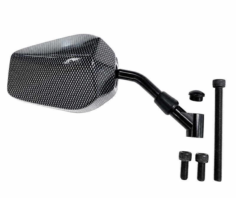 Retrovisor ambos lados universal HIGHSIDER smart carbon look brillo
