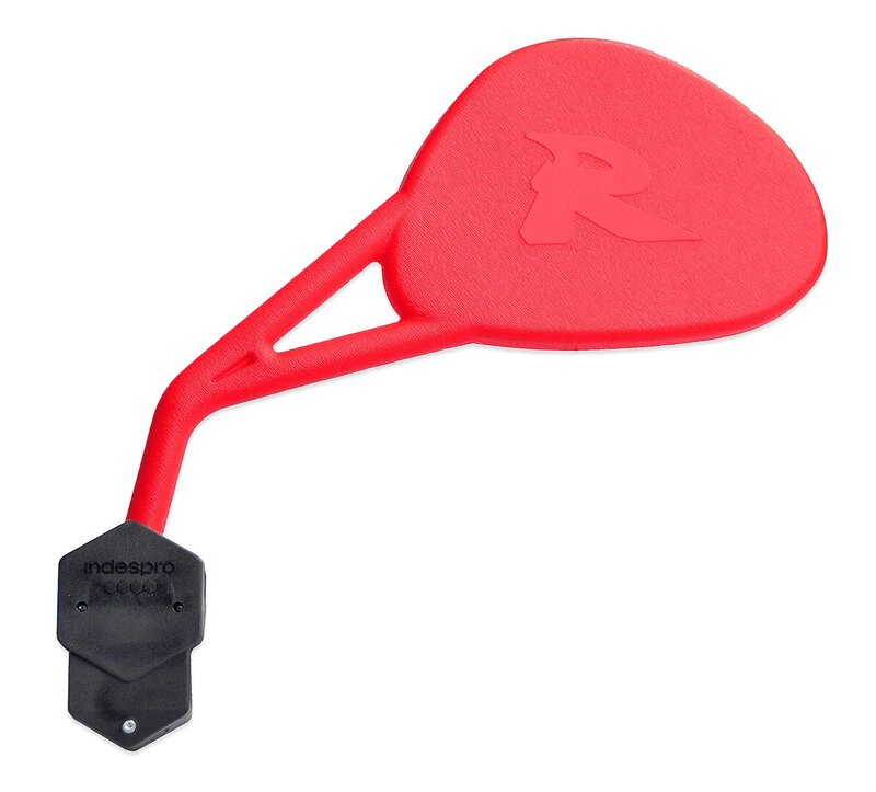 Retrovisor izquierdo universal HIGHSIDER smart Enduro R (homologado) con brida rojo