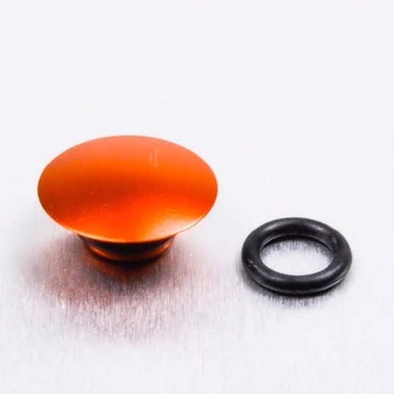 Tapón embellecedor aluminio PRO-BOLT tipo botón 5,20mm x Ø9,70mm - Naranja
