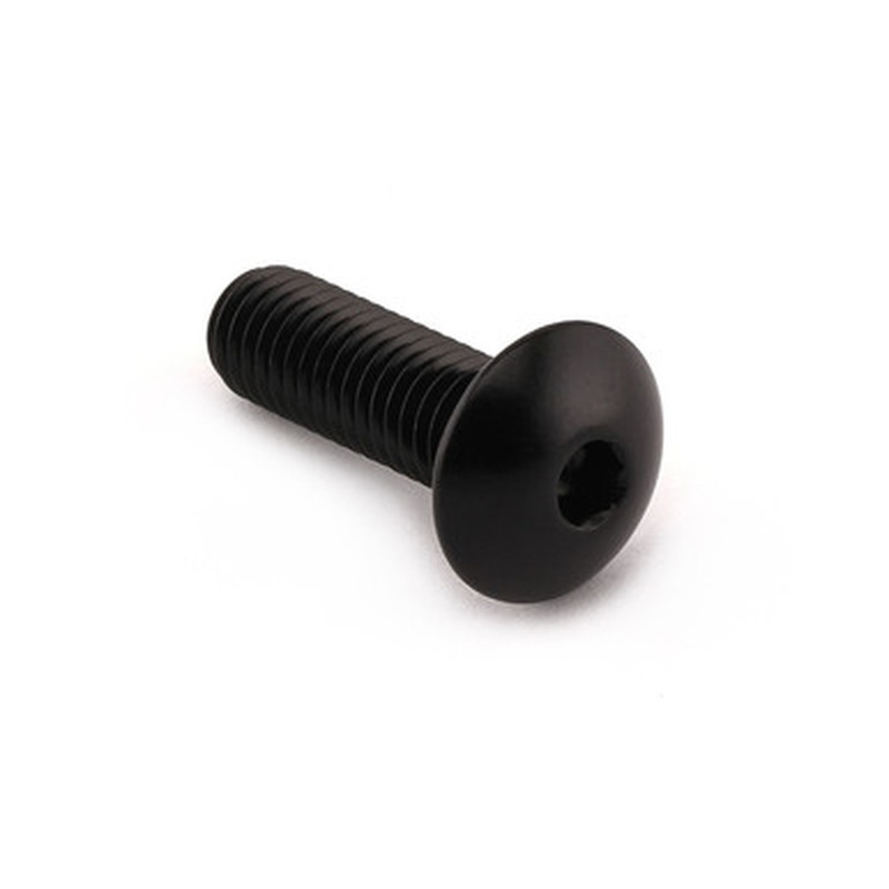 Tornillo aluminio PRO-BOLT cabeza abombada M8 x 25,00mm (paso 1,00mm) - Negro