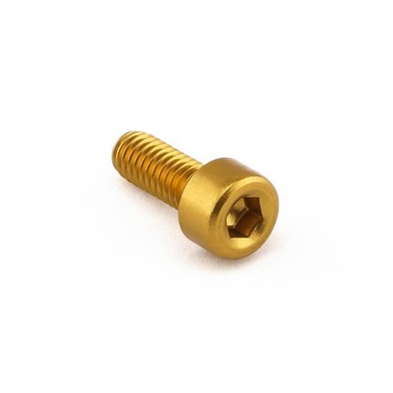 Tornillo aluminio PRO-BOLT cabeza cilíndrica M4 x 10,00mm (paso 0,70mm) - Oro