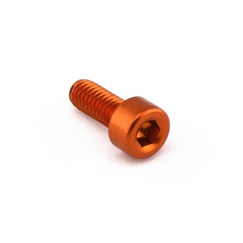 Tornillo aluminio PRO-BOLT cabeza cilíndrica M4 x 10,00mm (paso 0,70mm) - Naranja