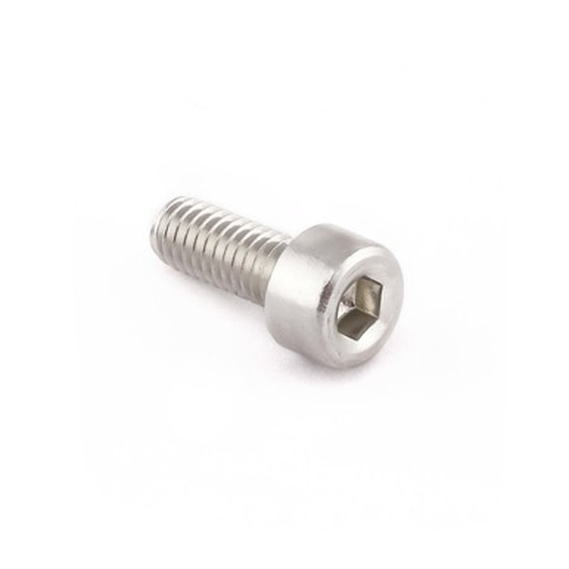 Tornillo aluminio PRO-BOLT cabeza cilíndrica M4 x 10,00mm (paso 0,70mm) - Plata