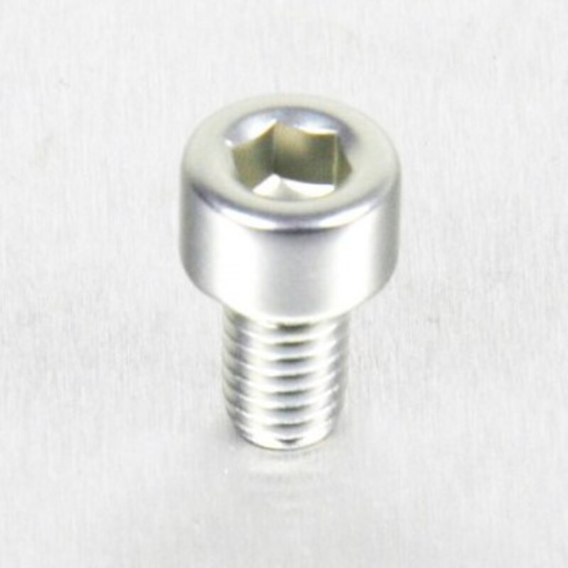 Tornillo aluminio PRO-BOLT cabeza cilíndrica M5 x 8,00mm (paso 0,80mm) - Plata