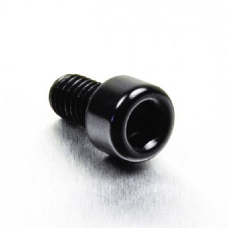 Tornillo aluminio PRO-BOLT cabeza cilíndrica M6 x 10,00mm (paso 1,00mm) - Negro
