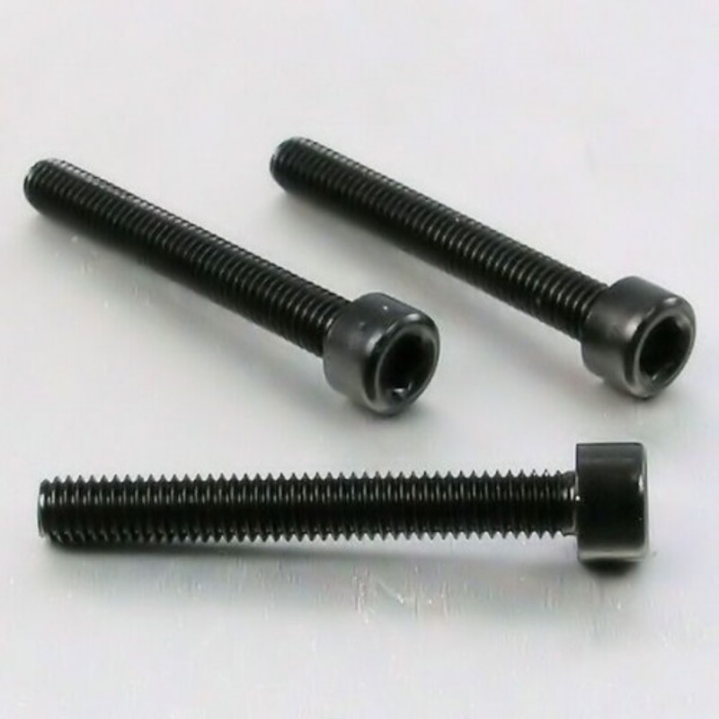 Tornillo aluminio PRO-BOLT cabeza cilíndrica M6 x 45,00mm (paso 1,00mm) - Negro