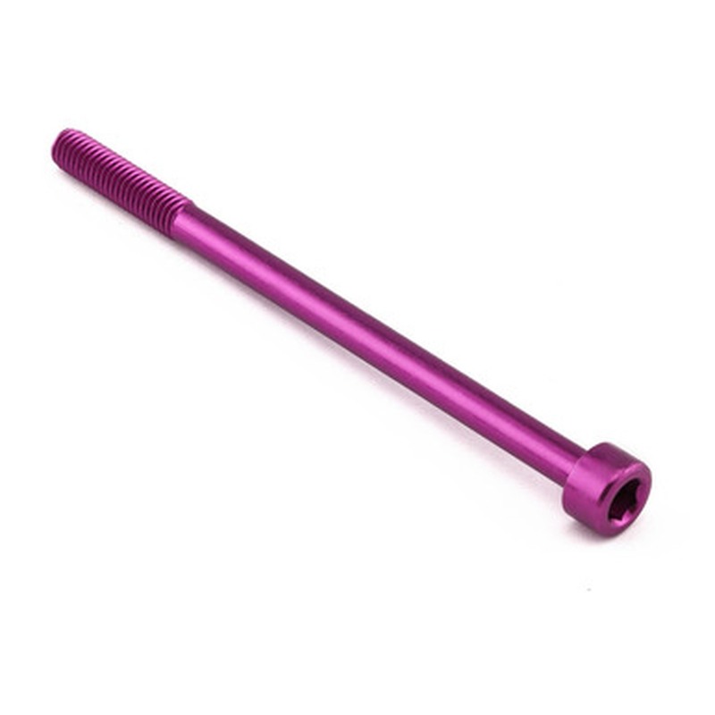 Tornillo aluminio PRO-BOLT cabeza cilíndrica M6 x 95,00mm (paso 1,00mm) - Violeta