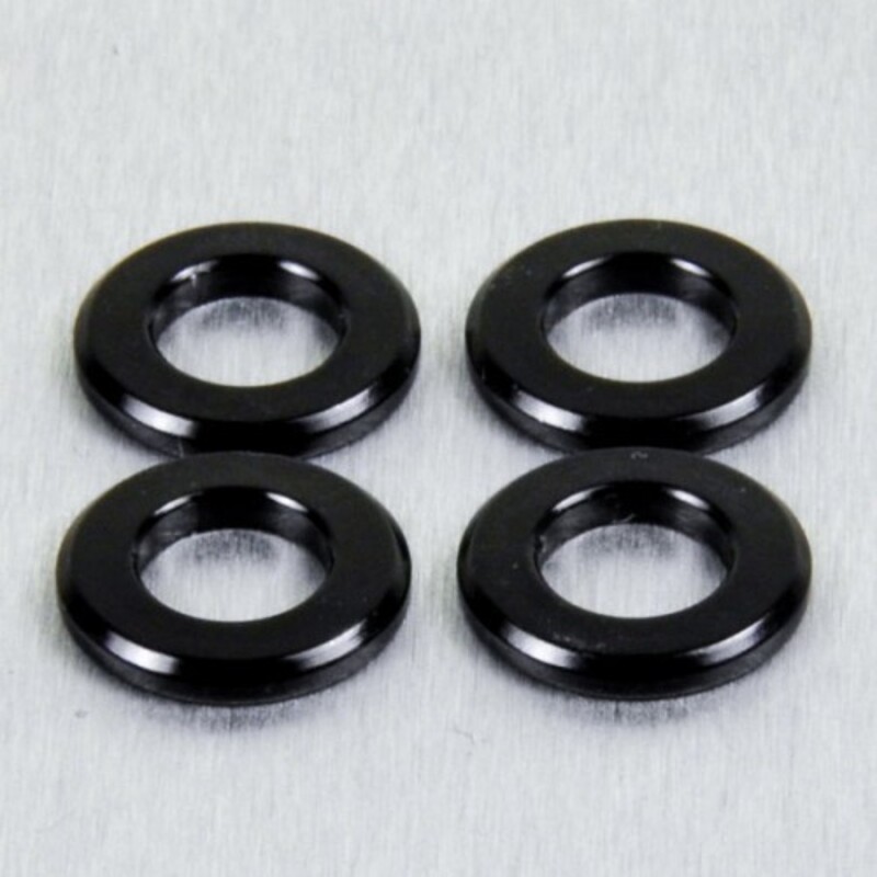 Arandela aluminio PRO-BOLT estándar M6 x 1,57mm Ø12mm - Negro