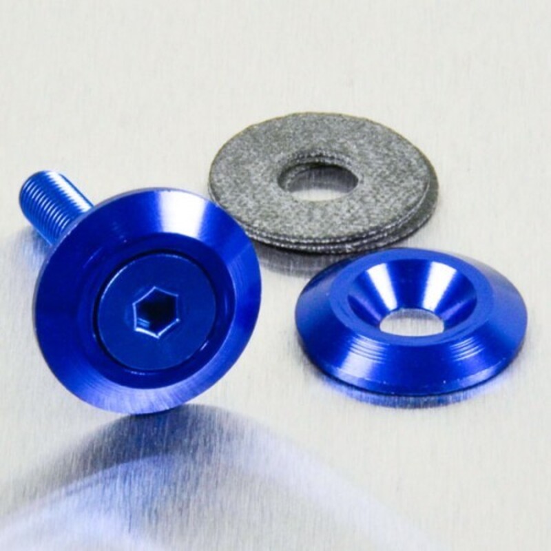Arandela aluminio PRO-BOLT avellanada M5 x 3,10mm Ø19mm - Azul
