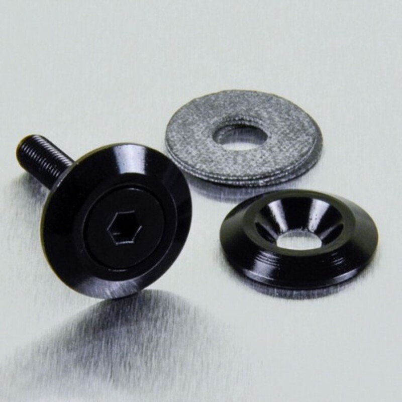 Arandela aluminio PRO-BOLT avellanada M5 x 3,10mm Ø19mm - Negro