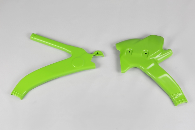 Protector de chasis UFO Kawasaki verde KA02772-026