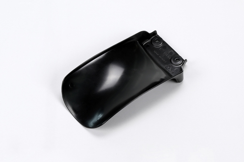 Faldilla protectora amortiguador UFO Kawasaki negro KA03761-001