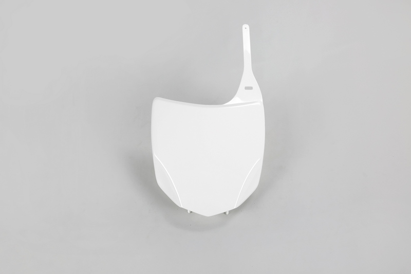 Portanúmeros delantero UFO Kawasaki blanco KA03797-047
