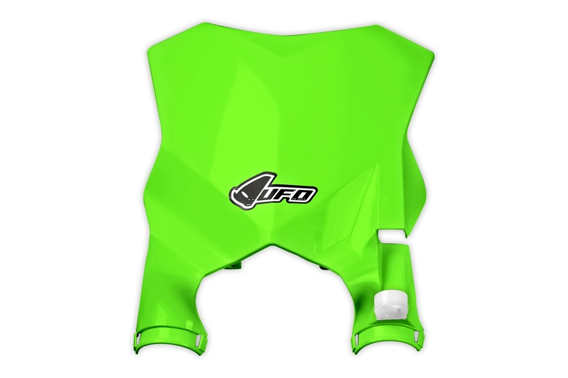 Portanumeros delantero UFO Stadium Kawasaki verde fluor KA04746-AFLU