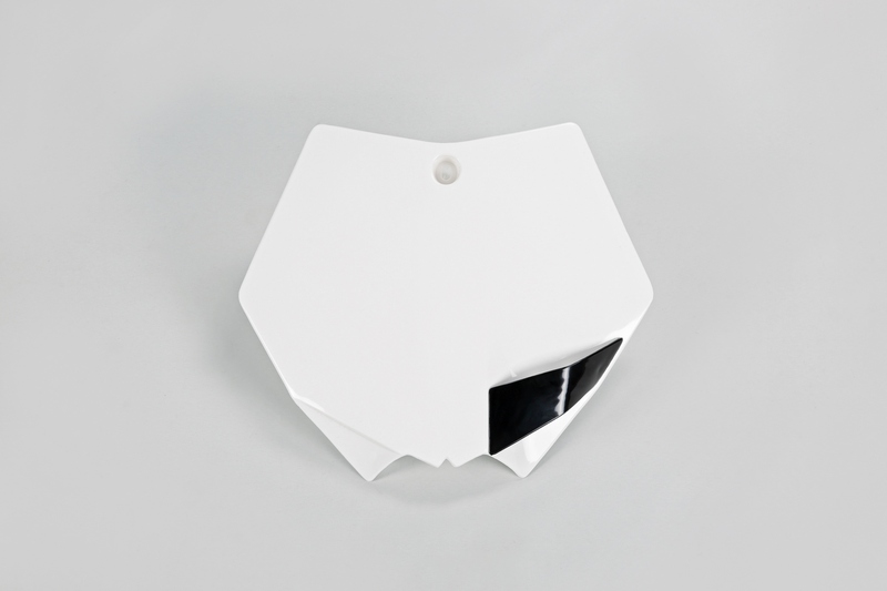 Portanúmeros delantero UFO KTM blanco KT03093-047