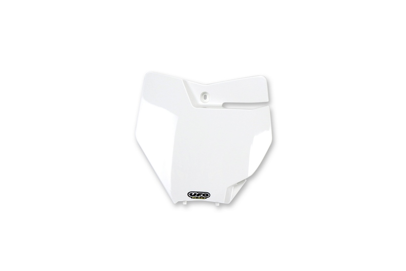 Portanúmeros delantero UFO KTM blanco KT04063-047