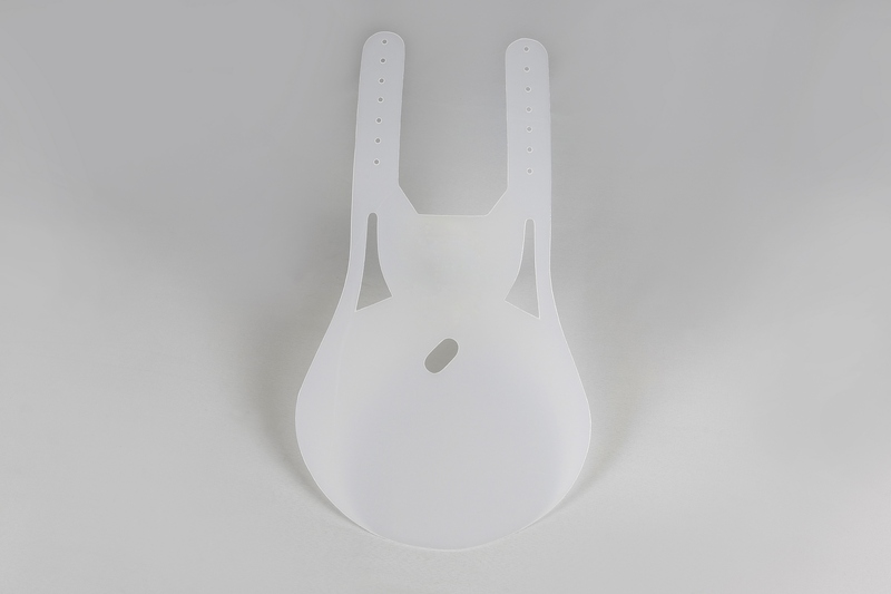 Portanúmeros universal UFO blanco ME08047-W