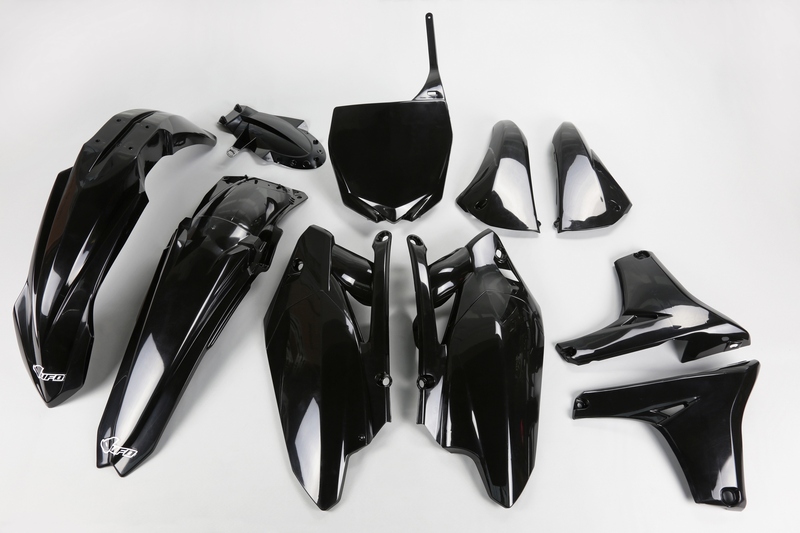 UFO Plastic Kit Black Yamaha YZ450F