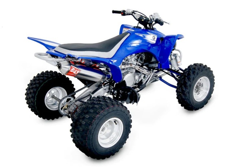 Linea completa escape Yoshimura Signature RS-2, acero inox, Silencioso aluminio , Yamaha YFZ450