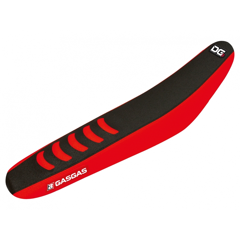 Funda de asiento antideslizante BLACKBIRD Double grip 3 rojo / negro Gas Gas