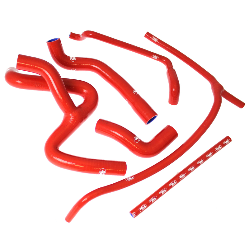 Kit manguitos SAMCO Aprilia rojo APR-9-RD