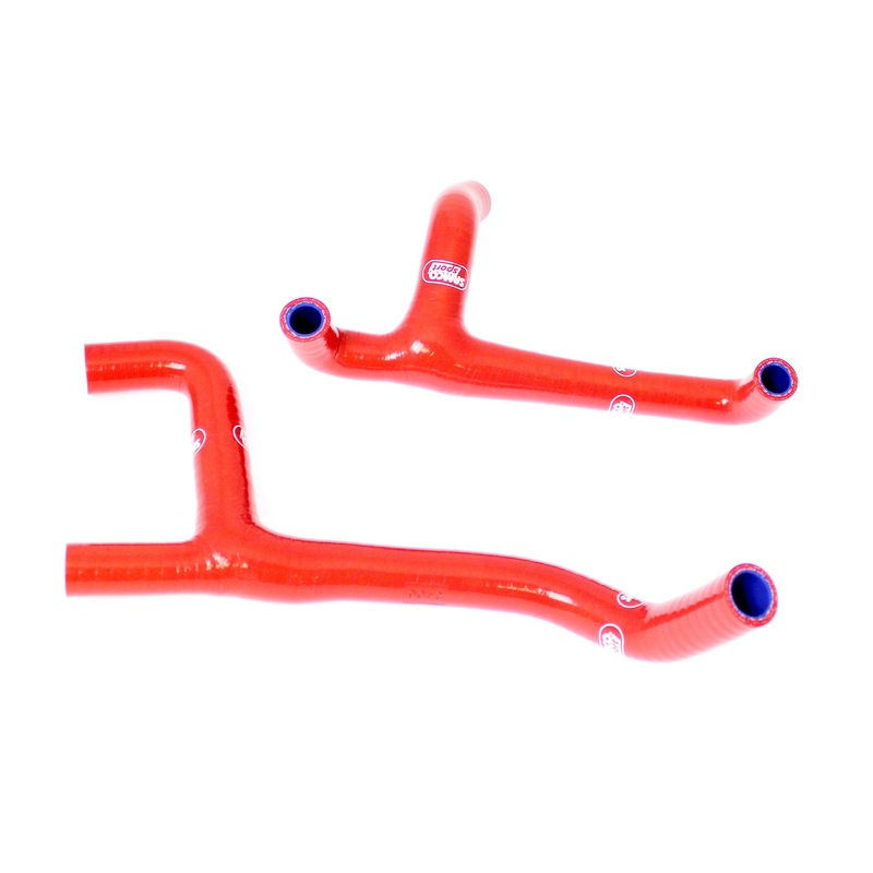 Kit manguitos Samco Husqvarna rojo HUS-8-RD