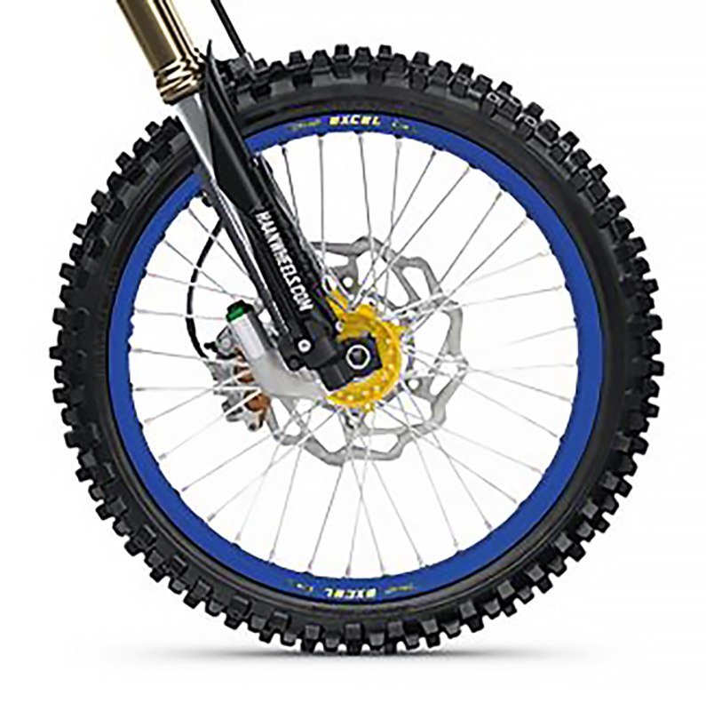 Rueda delantera completa HAAN WHEELS Tubeless 17x3.50x36T