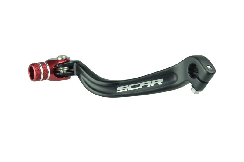 Pedal de cambio SCAR - Negro / Puntera roja