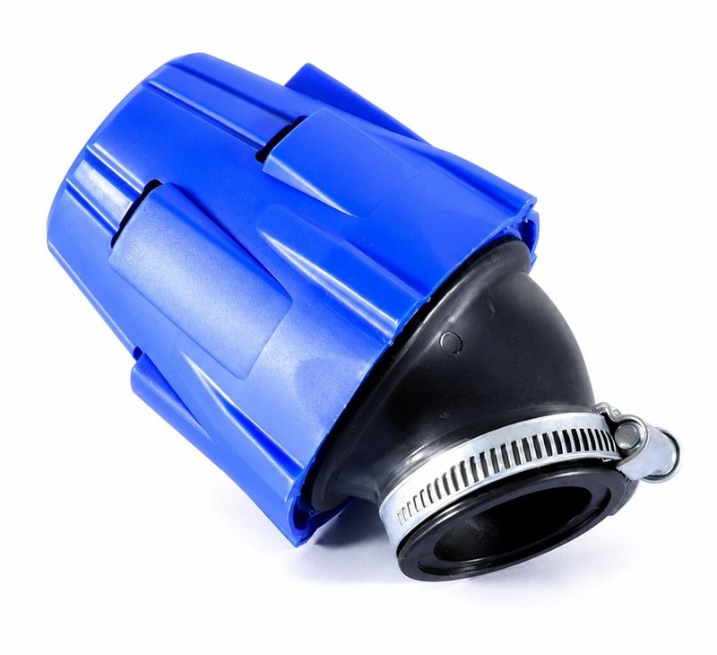 Filtro de potencia POLINI Air Box azul, Ø42, curva 30'
