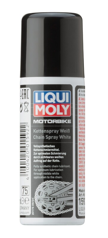 Lubricante de cadena para motocicleta LIQUI MOLY (blanco) - Spray 50ml
