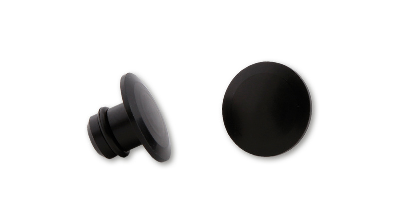 Tapones para rosca retrovisor HIGHSIDER pro M10 - mecanizado CNC - negro