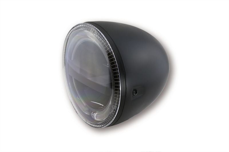 Faro delantero LED HIGHSIDER pro Circle - 5 3/4 inch - negro - 1 pieza