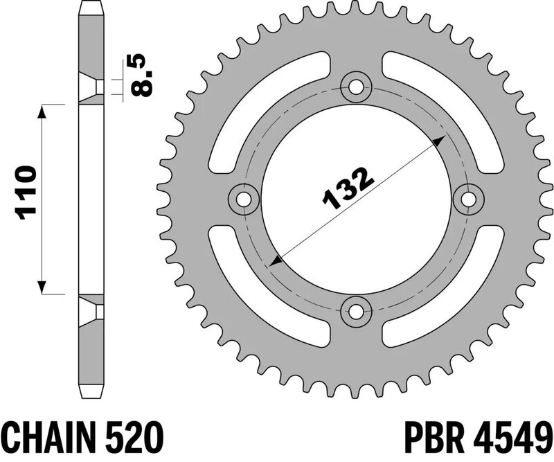 Corona PBR aluminio ultra-light 4549 - 520