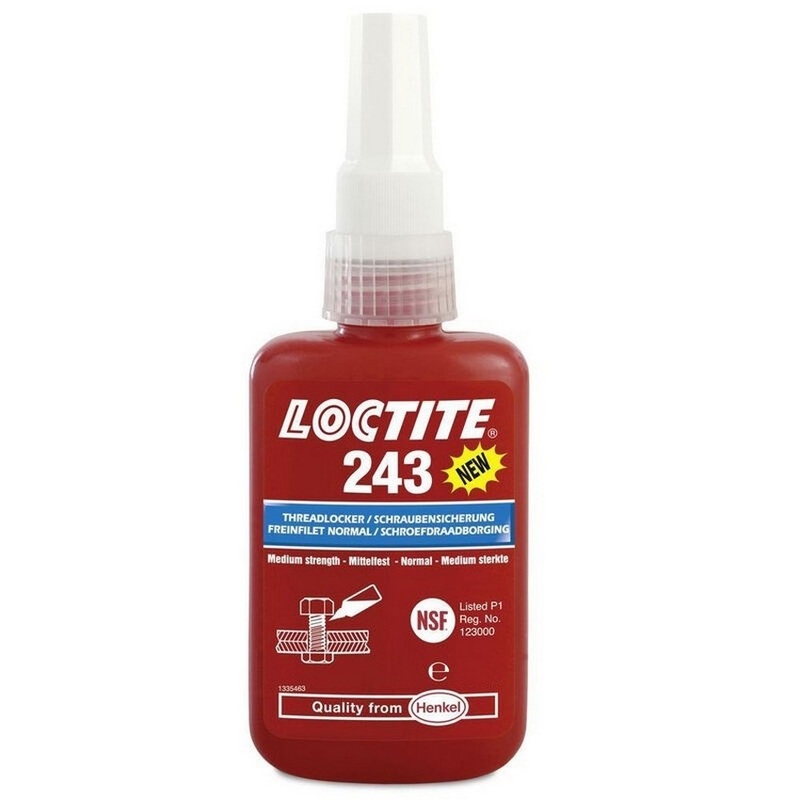 Fijador de roscas LOCTITE 243 media resistencia - Bote 10ml