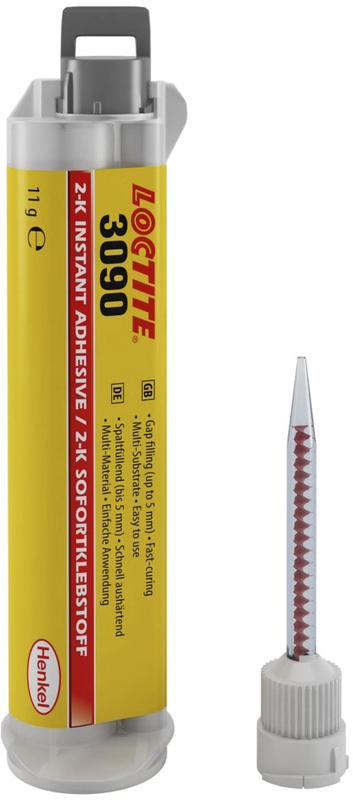 Adhesivo instantáneo LOCTITE 3090 bicomponente - Jeringa doble 11gr