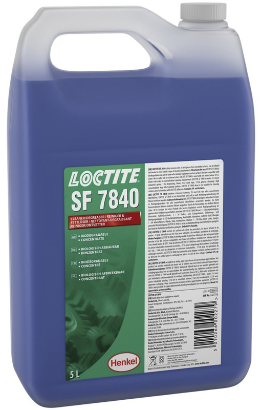Limpiador desengrasante LOCTITE SF 7840 uso general - Bidón 5L