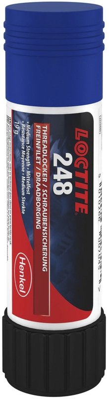 Fijador de roscas LOCTITE 248 media resistencia - Barra 19gr