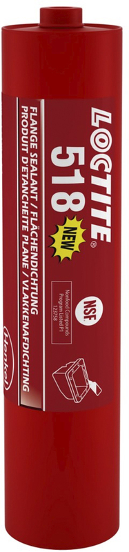 Sellador de juntas LOCTITE 518 semiflexible rápido - Cartucho 50ml