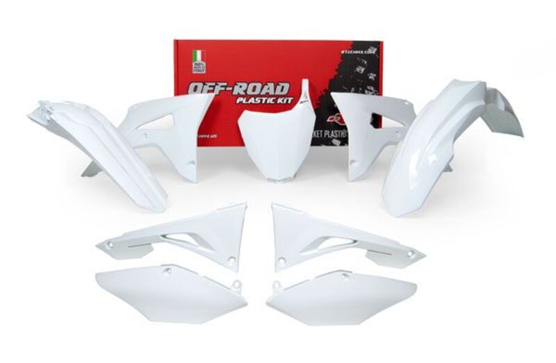 Kit de plástica RACETECH (6 pcs) - Blanco